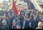 تشییع شهید حملات آمریکایی - صهیونیستی بر دوش مردم بندر دیلم