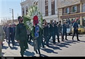تشییع پیکر شهید مدافع وطن صفر سالمه صومعه در اسلامشهر