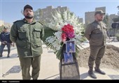 تشییع پیکر شهید مدافع وطن صفر سالمه صومعه در اسلامشهر