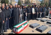 تشییع پیکر شهید مدافع وطن صفر سالمه صومعه در اسلامشهر