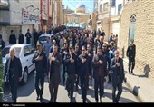 تشییع پیکر شهید مدافع وطن صفر سالمه صومعه در اسلامشهر