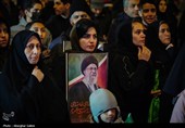 اجتماع شبانه سوگواران رهبر شهید انقلاب در بجنورد
