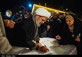 اجتماع شبانه سوگواران رهبر شهید انقلاب در بجنورد