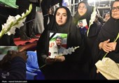 وداع گرگانی‌ها با پیکر دو شهید جنگ