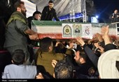 وداع گرگانی‌ها با پیکر دو شهید جنگ