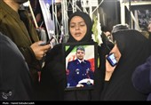 وداع گرگانی‌ها با پیکر دو شهید جنگ