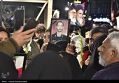 وداع گرگانی‌ها با پیکر دو شهید جنگ