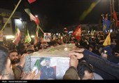 وداع گرگانی‌ها با پیکر دو شهید جنگ