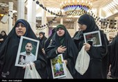 مراسم وداع با پیکر 14 شهید حمله آمریکایی - صهیونیستی در شیراز