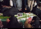 مراسم وداع با پیکر 14 شهید حمله آمریکایی - صهیونیستی در شیراز