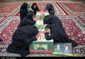 مراسم وداع با پیکر 14 شهید حمله آمریکایی - صهیونیستی در شیراز