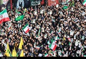 تجمع سوگواران مردم در سوگ رهبر شهید - اردبیل
