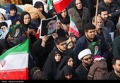 تجمع سوگواران مردم در سوگ رهبر شهید - اردبیل