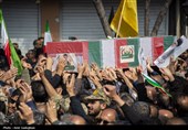 تشییع پیکر شهدای حملات آمریکایی صهیونی در شیراز