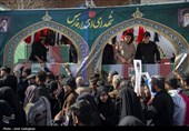 تشییع پیکر شهدای حملات آمریکایی صهیونی در شیراز