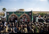 تشییع پیکر شهدای حملات آمریکایی صهیونی در شیراز
