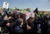 تشییع پیکر شهدای حملات آمریکایی صهیونی در شیراز