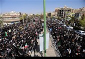 تشییع پیکر 15 شهید  حملات آمریکایی صهیونی در اصفهان