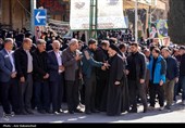 تشییع پیکر شهدای حملات آمریکایی صهیونی در خرم آباد