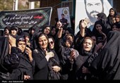 تشییع پیکر شهدای حملات آمریکایی صهیونی در خرم آباد