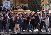 تشییع پیکر شهدای حملات آمریکایی صهیونی در خرم آباد