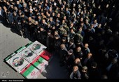 تشییع پیکر شهدای حملات آمریکایی صهیونی در خرم آباد