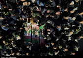 تشییع پیکر شهدای حملات آمریکایی صهیونی در خرم آباد