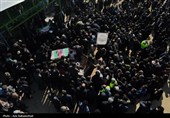 تشییع پیکر شهدای حملات آمریکایی صهیونی در خرم آباد