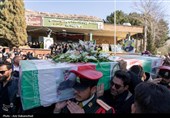 تشییع پیکر شهدای حملات آمریکایی صهیونی در خرم آباد