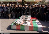 تشییع پیکر شهدای حملات آمریکایی صهیونی در خرم آباد
