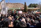 تشییع پیکر شهدای حملات آمریکایی صهیونی در خرم آباد