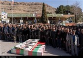 تشییع پیکر شهدای حملات آمریکایی صهیونی در خرم آباد