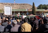 تشییع پیکر شهدای حملات آمریکایی صهیونی در خرم آباد
