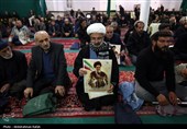 مراسم بزرگداشت رهبر شهید انقلاب  در مسجد جامع همدان