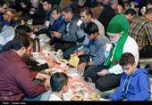 موکب امام رضا(ع)در پیاده‌راه آیت الله طبسی و موکب کفشداران حرم 