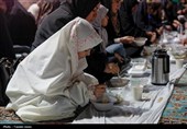 موکب امام رضا(ع)در پیاده‌راه آیت الله طبسی و موکب کفشداران حرم 