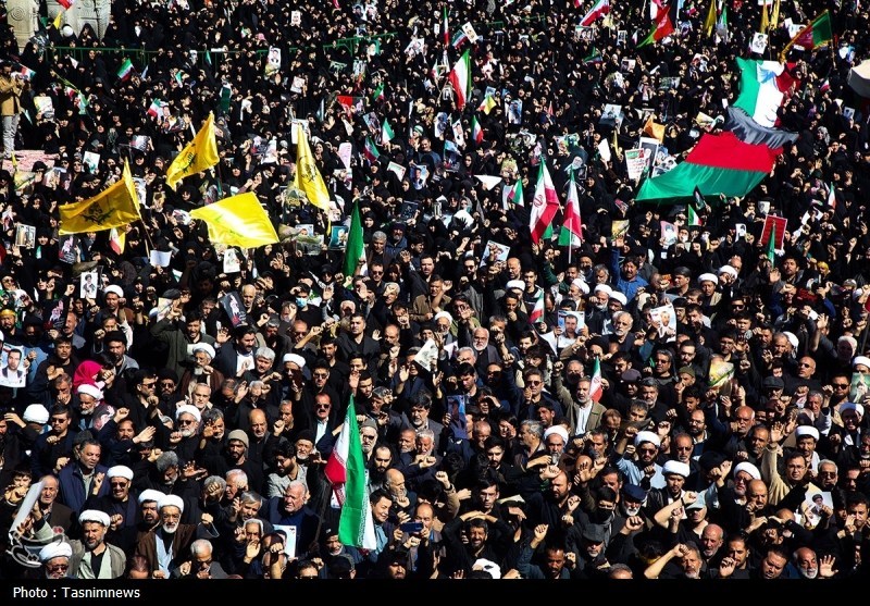 رهبر انقلاب , حضرت معصومه (س) , شهید امام خامنه ای (ره) , تشییع شهدا , 