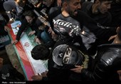 تشییع پیکر 13 شهید حملات آمریکایی صهیونی در قم