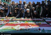 تشییع پیکر 13 شهید حملات آمریکایی صهیونی در قم