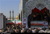 تشییع پیکر 13 شهید حملات آمریکایی صهیونی در قم