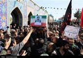 تشییع باشکوه شهید خطیب زاده در دامغان