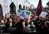 تشییع باشکوه شهید خطیب زاده در دامغان