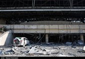 حمله هوایی  به سالن 12 هزار نفری آزادی