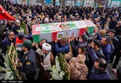 تشییع پیکر شهدای حملات آمریکایی صهیونی در شیروان