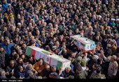 تشییع پیکر شهدای حملات آمریکایی صهیونی در شیروان