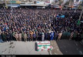 تشییع پیکر شهدای حملات آمریکایی صهیونی در شیروان