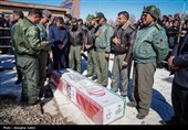 تشییع پیکر شهدای حملات آمریکایی صهیونی در شیروان