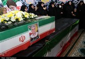 تشییع پیکر شهدای حملات آمریکایی صهیونی در رودسر - گیلان