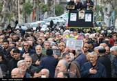 تشییع پیکر شهدای حملات آمریکایی صهیونی در رودسر - گیلان