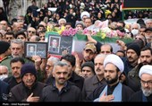 تشییع پیکر شهدای حملات آمریکایی صهیونی در رودسر - گیلان